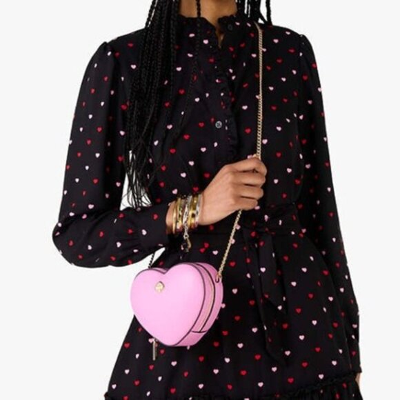 kate spade Love Shack 3D Mini Heart Crossbody NWT - Picture 4 of 4